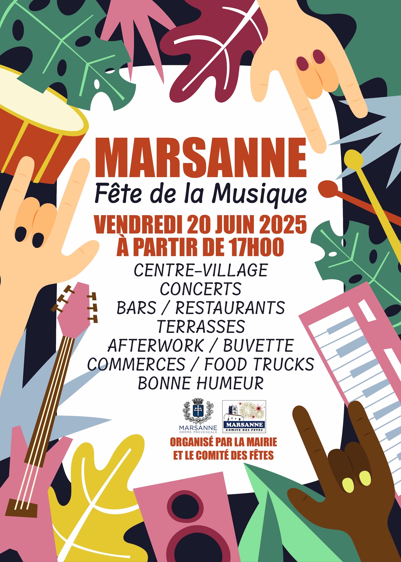 Marsanne Fete de la Musique 20 juin 2025