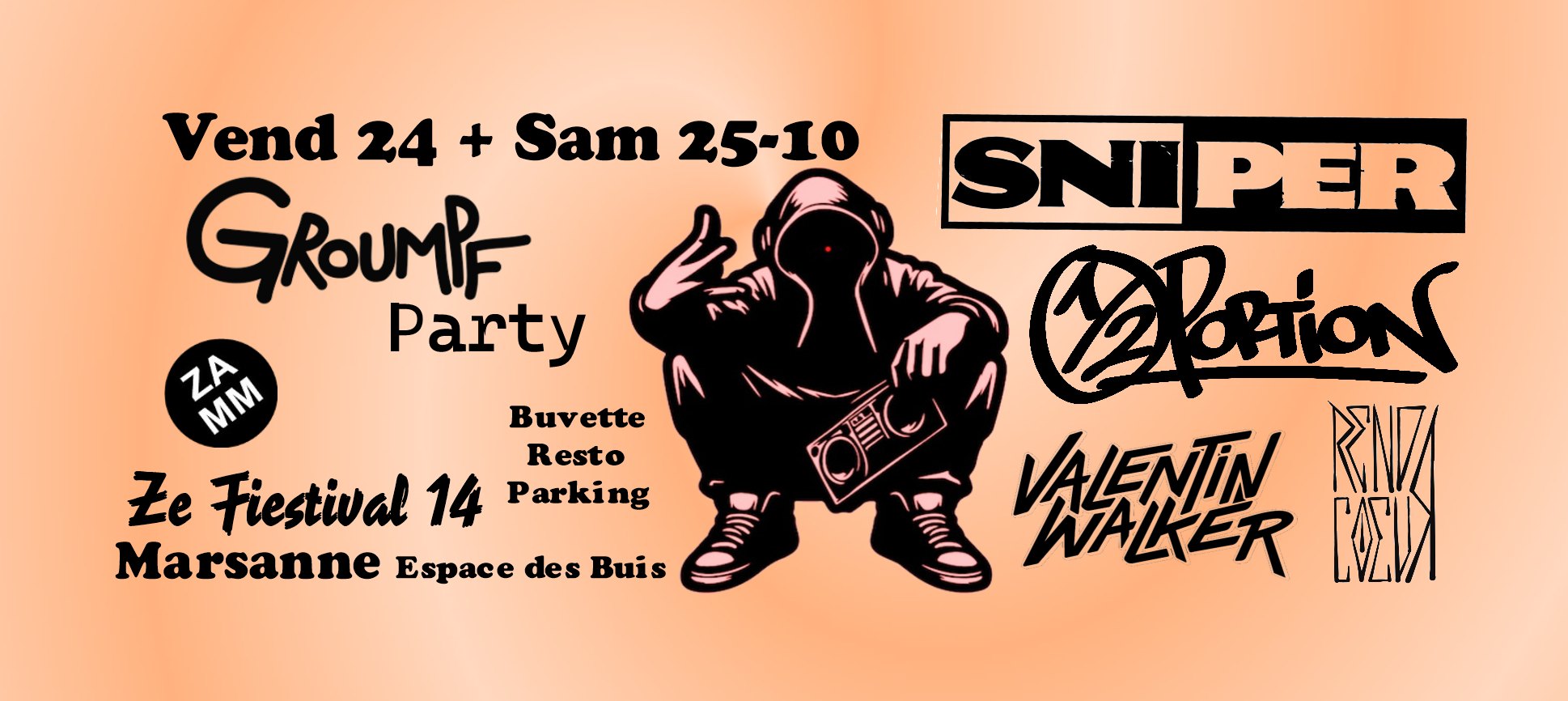 Zamm Marsanne Ze Fiestival 2025 24 25 octobre 2025